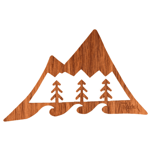 Great Outdoors Wood Sticker - Rustek