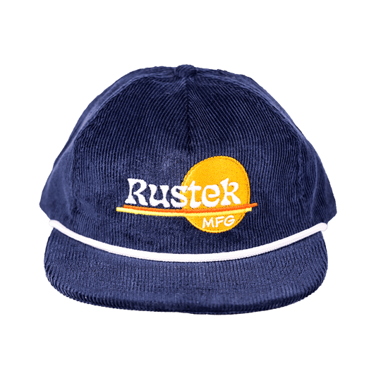 Rustek MFG Retro Hemp Corduroy Strapback | Blue
