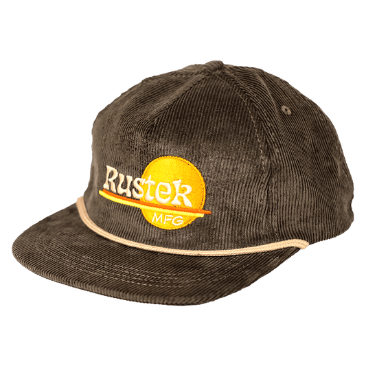 Rustek MFG Retro Hemp Corduroy Strapback | Green