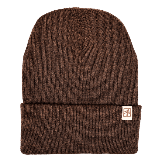 Rustek 100% Merino Wool Watch Cap | Brown