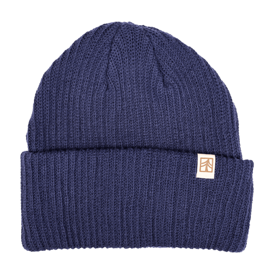 Rustek 100% Organic Cotton Beanie | Navy