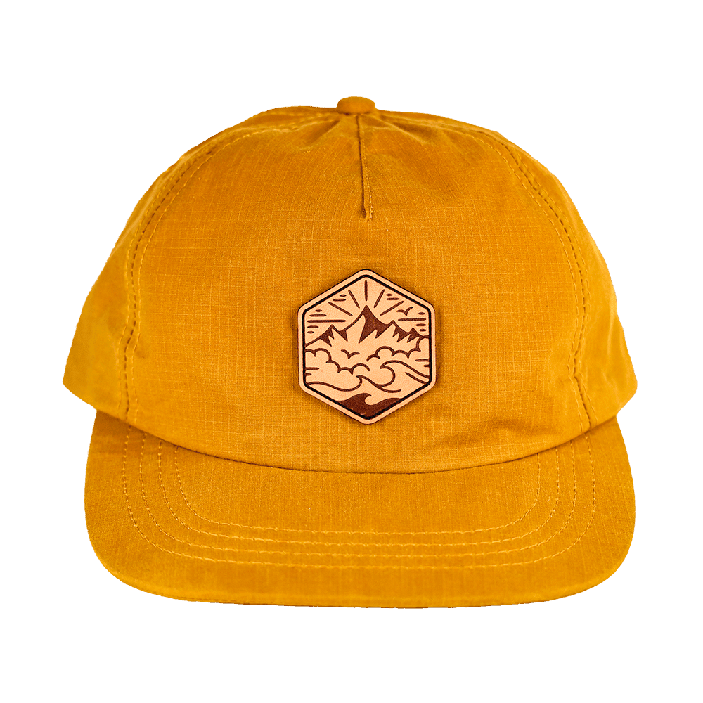 Sea To Sky DryTek Waxed Ripstop Strapback | Mustard