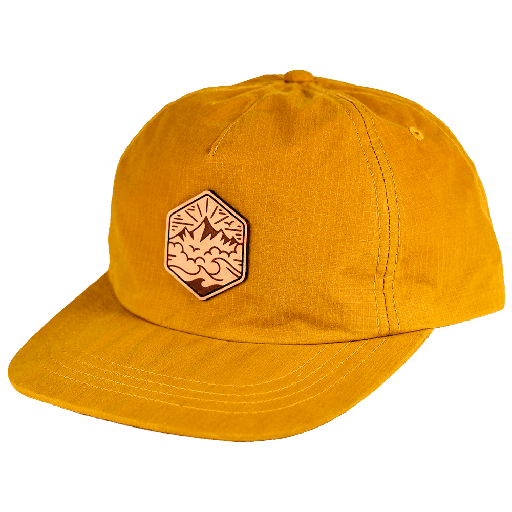 Sea To Sky DryTek Waxed Ripstop Strapback | Mustard