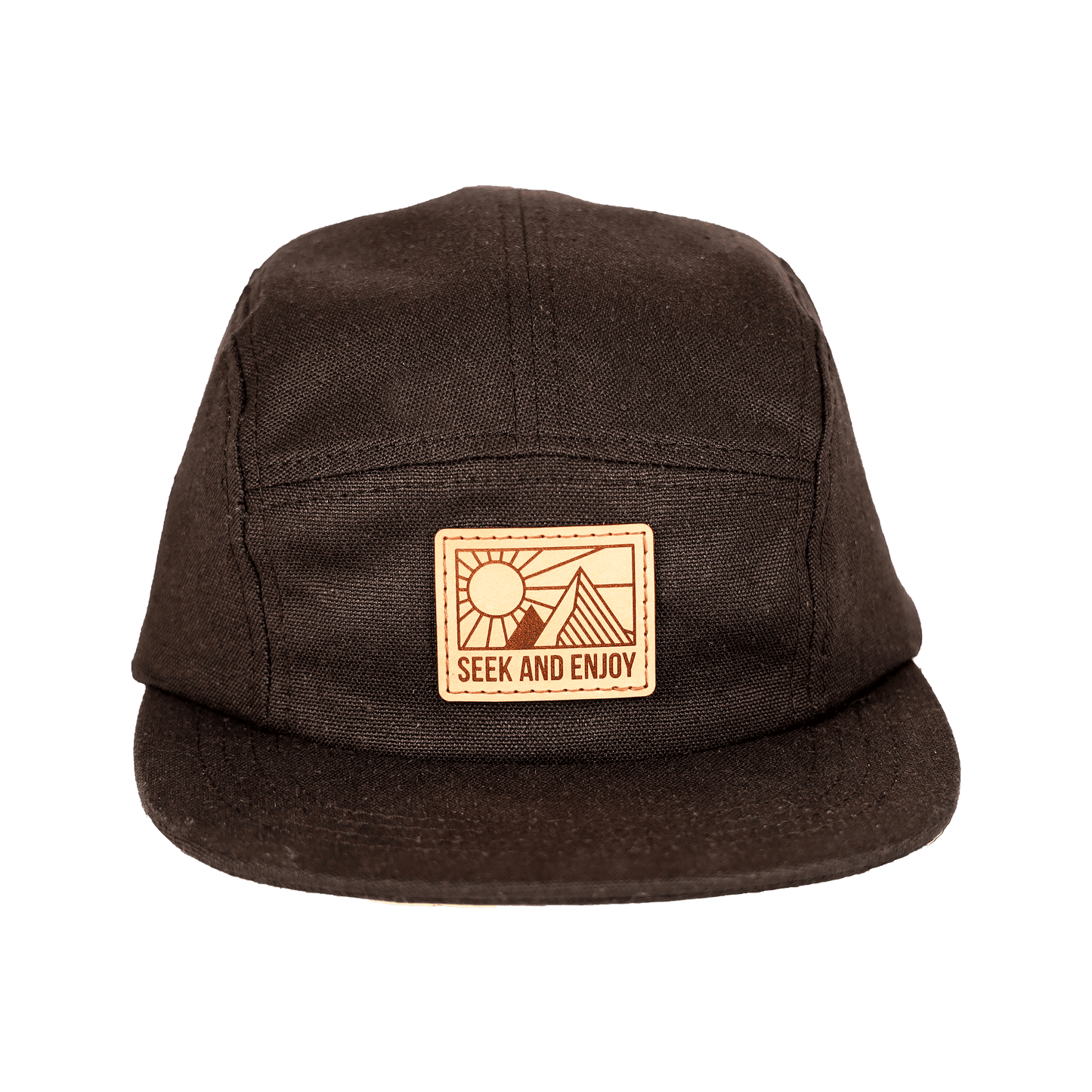 Seek and Enjoy Hemp Camp Cap | Black