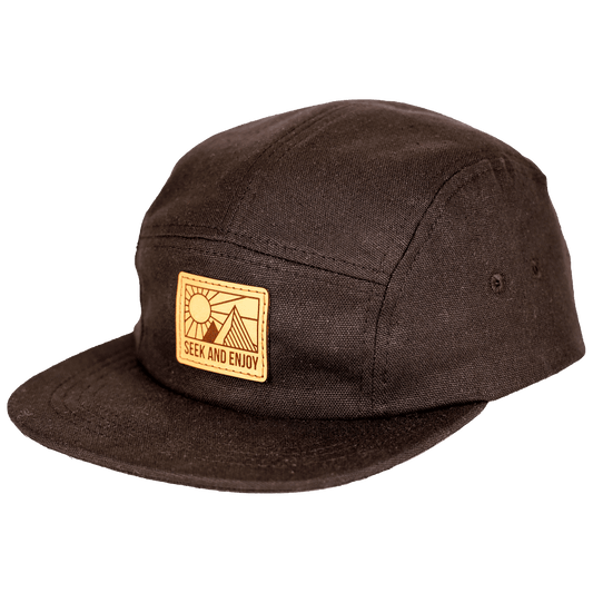 Seek and Enjoy Hemp Camp Cap | Black