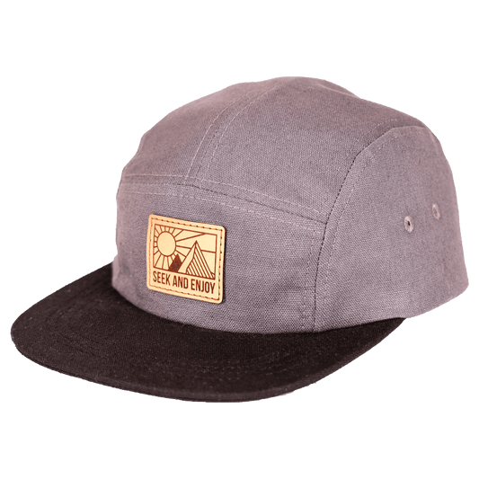 Seek and Enjoy Hemp Camp Cap | Gray