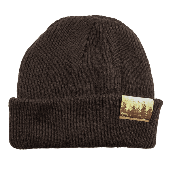Rustek Treeline 100% Merino Wool + Cork Beanie