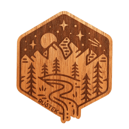 Foothill Falls Wood Sticker