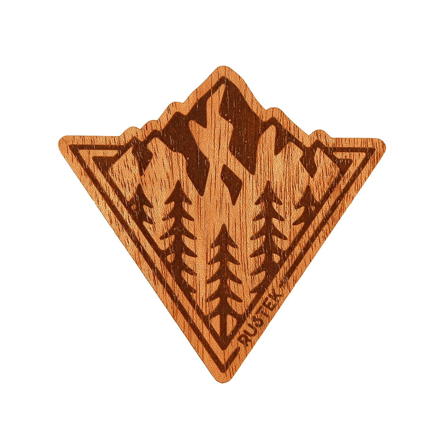 Peaking Wood Sticker – Rustek