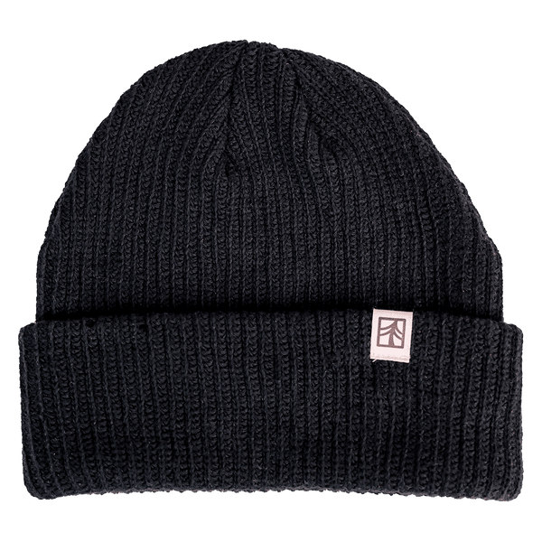 Rustek 100% Organic Cotton Beanie | Black Rustek 100% Organic Cotton Beanie | Black