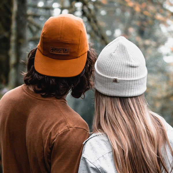 Rustek 100% Organic Cotton Beanie | Natural