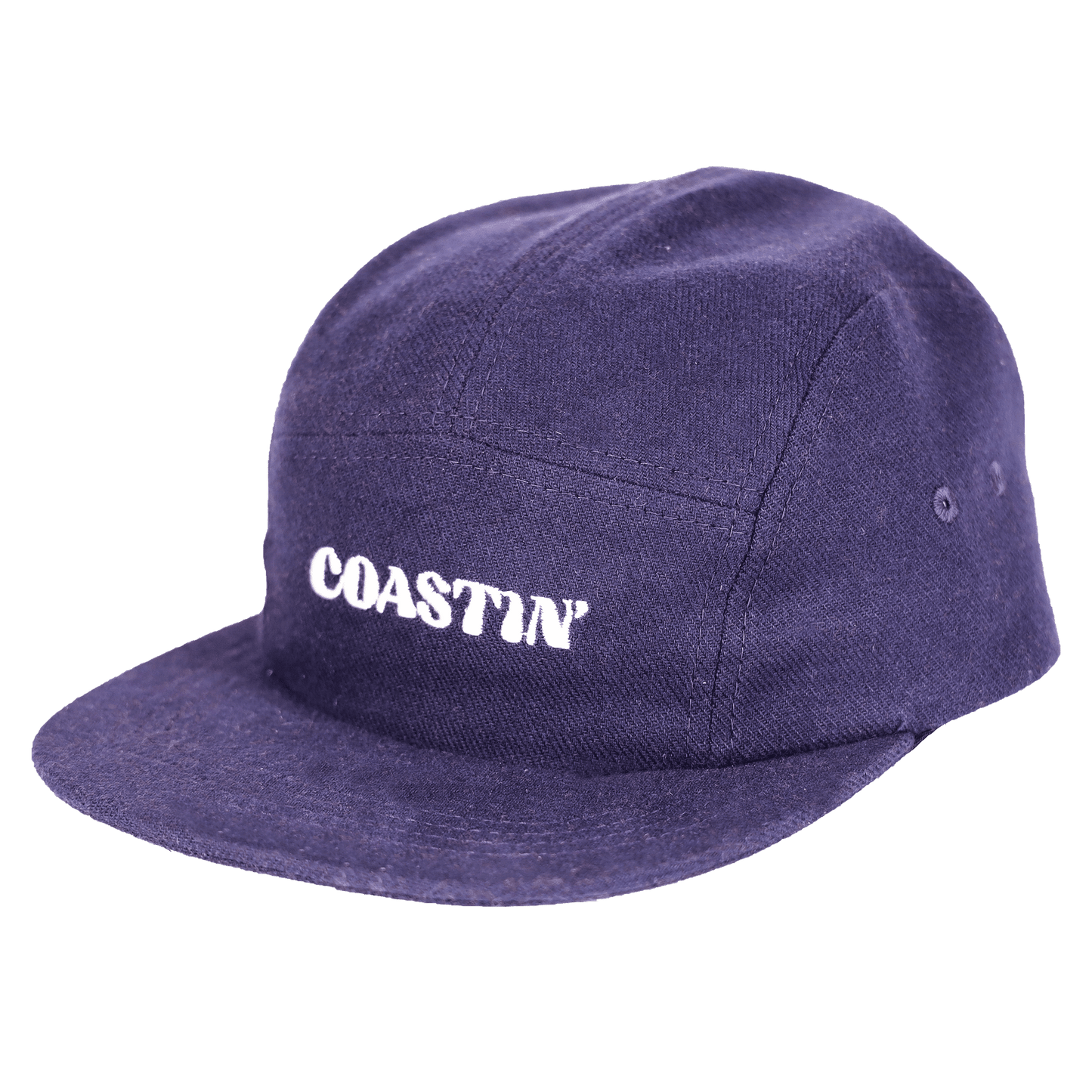 Coastin Brushed Cotton Camp Cap | Blue