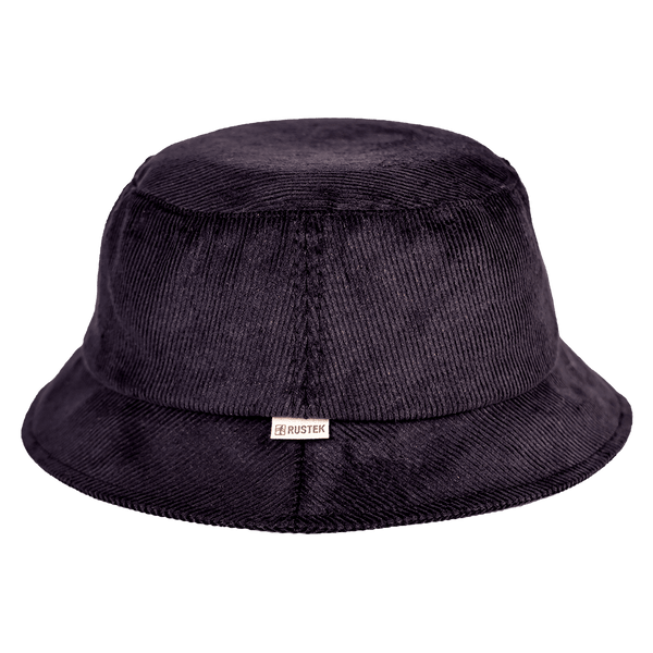 Rockaway Hemp Corduroy Bucket Hat Black - Main Image