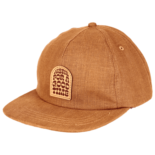 Good Times 100% Hemp Strapback | Brown