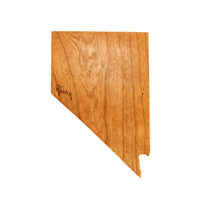 Geo Nevada Wood Sticker