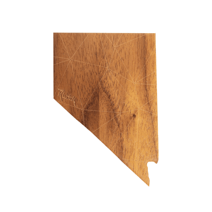Geo Nevada Wood Sticker