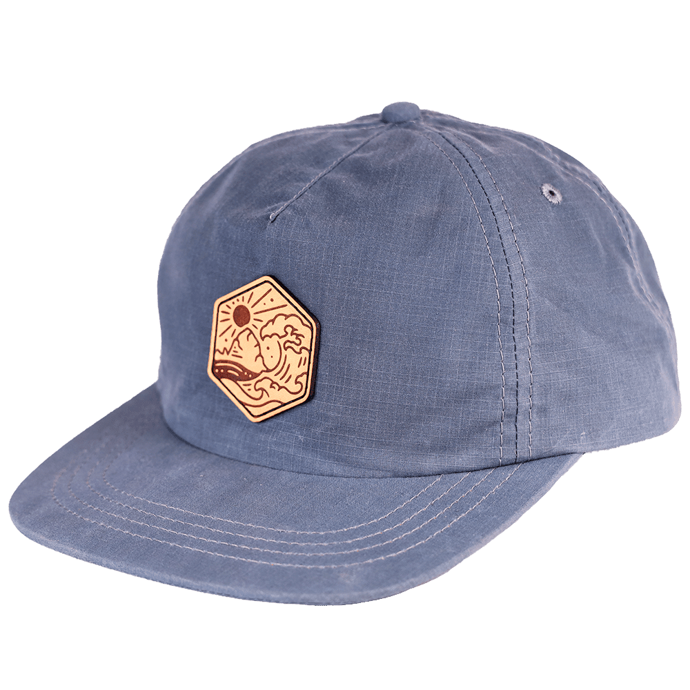 North Coast DryTek Waxed Ripstop Strapback | Blue