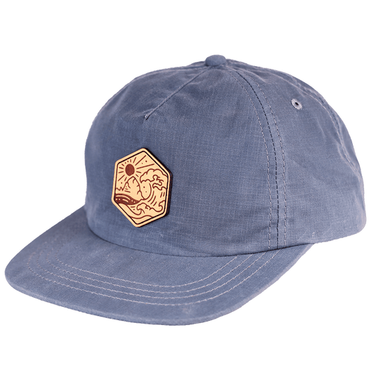 North Coast DryTek Waxed Ripstop Strapback | Blue