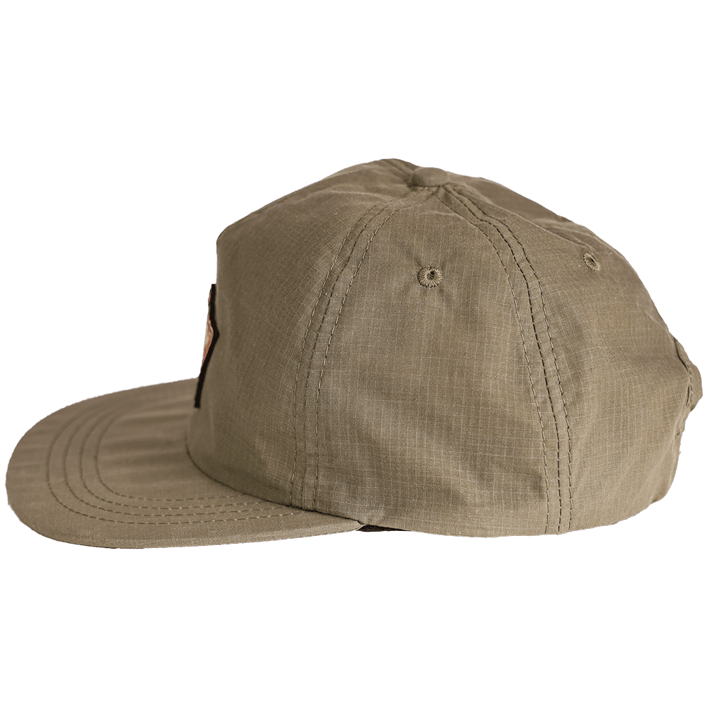 Peaking DryTek Waxed Ripstop Strapback | Green