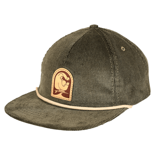 Seaside Hemp Corduroy Strapback | Green