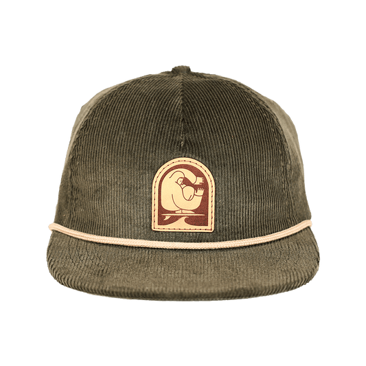 Seaside Hemp Corduroy Strapback | Green