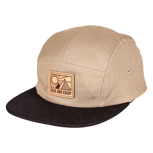 Seek and Enjoy Hemp Camp Cap | Tan