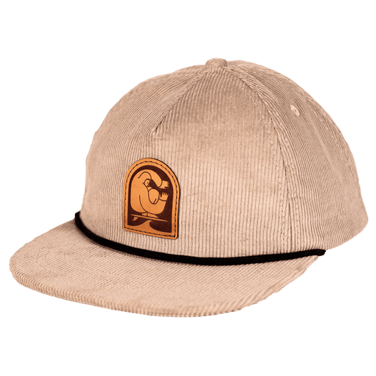 Seaside Hemp Corduroy Strapback | Beige