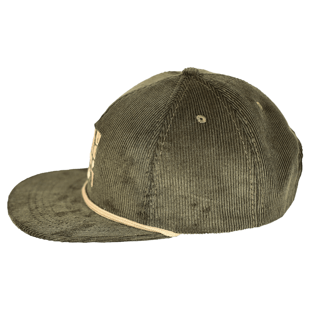 Trillium Hemp Corduroy Strapback | Green