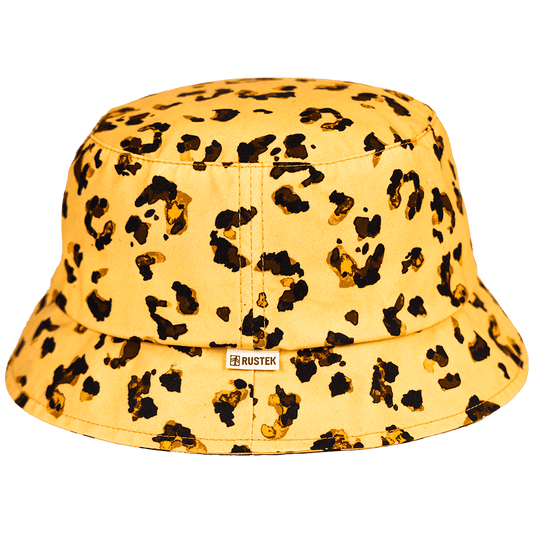 Rockaway DryTek Waxed Canvas Bucket Hat | Watercolor Cheetah