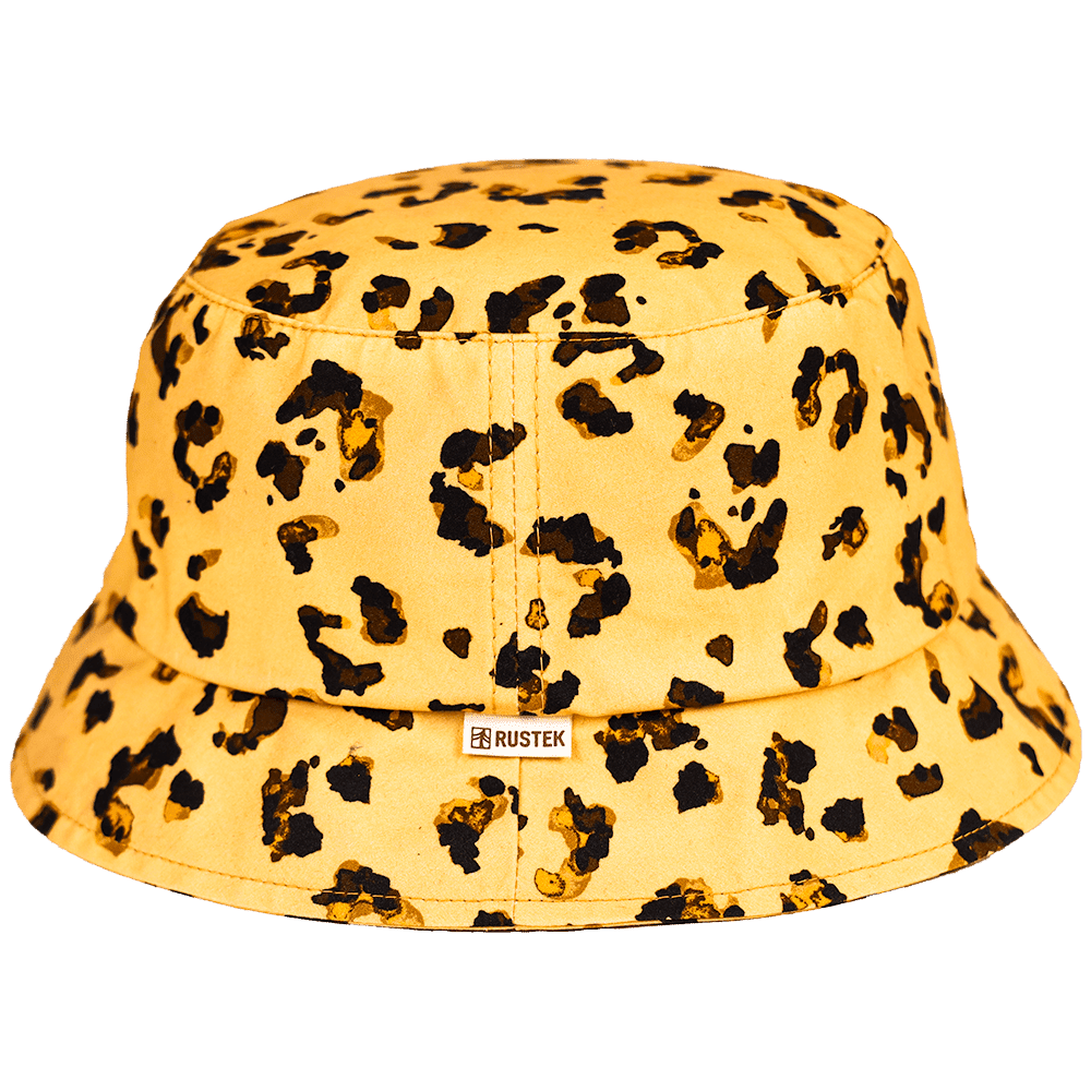 Rockaway DryTek Waxed Canvas Bucket Hat | Watercolor Cheetah